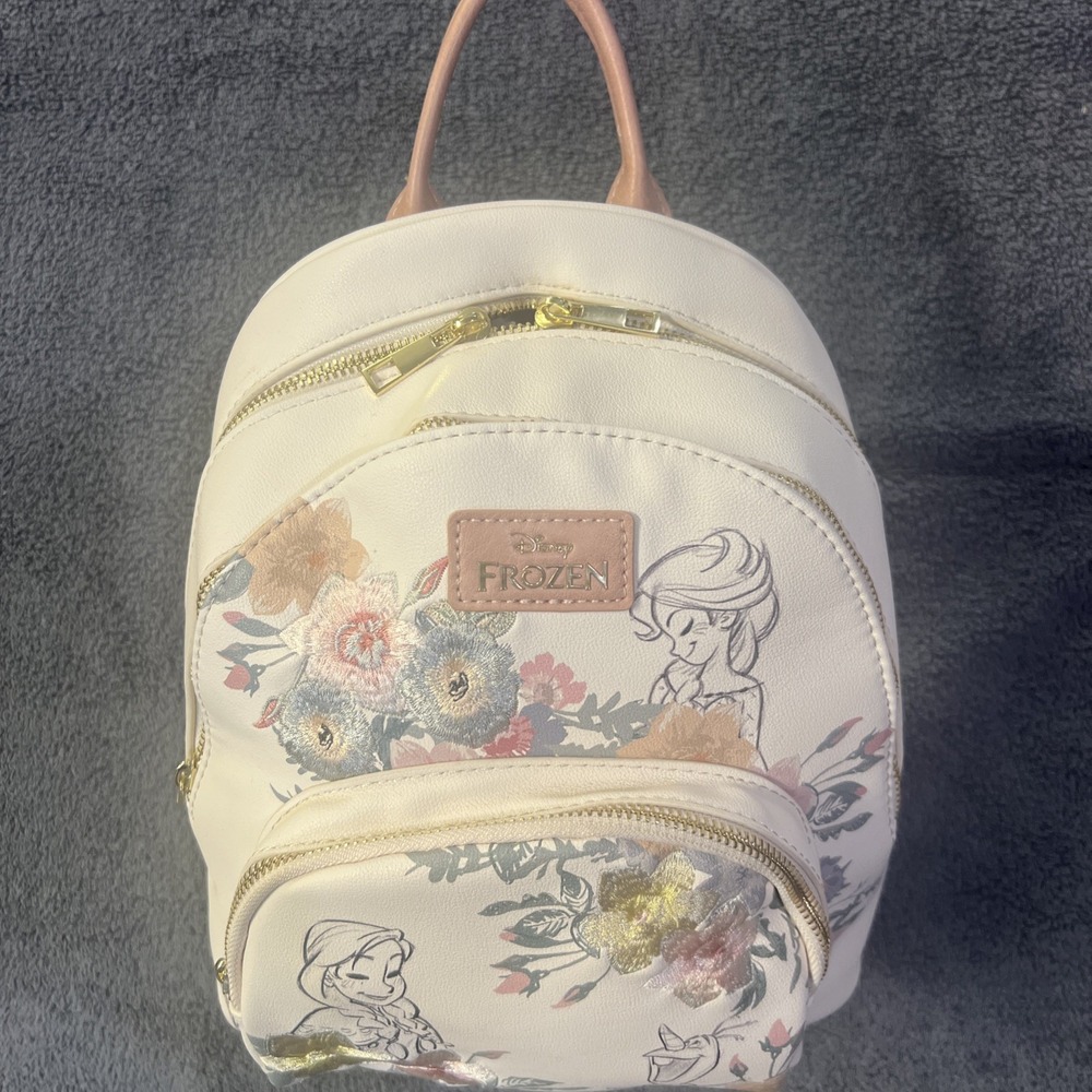 Loungefly Disney Frozen Mini Backpack, Anna & Elsa, Multicolor - Picture 5 of 8
